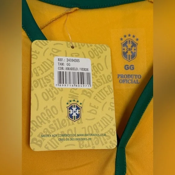 Original CBF Brazil Soccer Jersey. - Picture 12 of 13